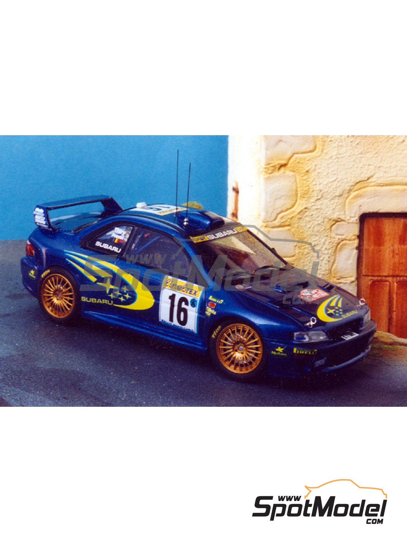 Autoart Subaru Impreza store WRX STi WRC Richard Burns #5 Monte Carlo Rally 1:43 Scale